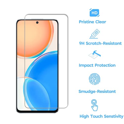 Tzstz 3+3 pezzi per Honor X8 4G vetro temperato