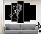 Marchak Abstract Ice Hockey Canvas Art, Hockey Wall Art, Figure Skating Wall Art, Hockey Wall Decor,