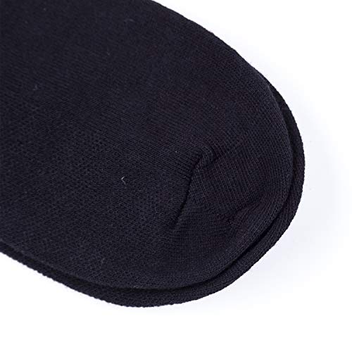 Mens Classic Cotton Dress Socks Thin Lightweight For Office Business Non-Binding Comfortable Casual Crew Socks Black 6 Pack #TOP4