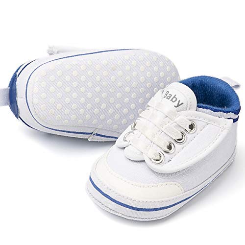 Image of LIVEBOX Newborn Baby Boys' Premium Soft Sole Infant Prewalker Toddler Sneaker Shoes
