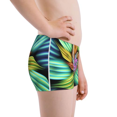 Boys' Cotton Boxer Brief Soft Underwear-Hippie Style2