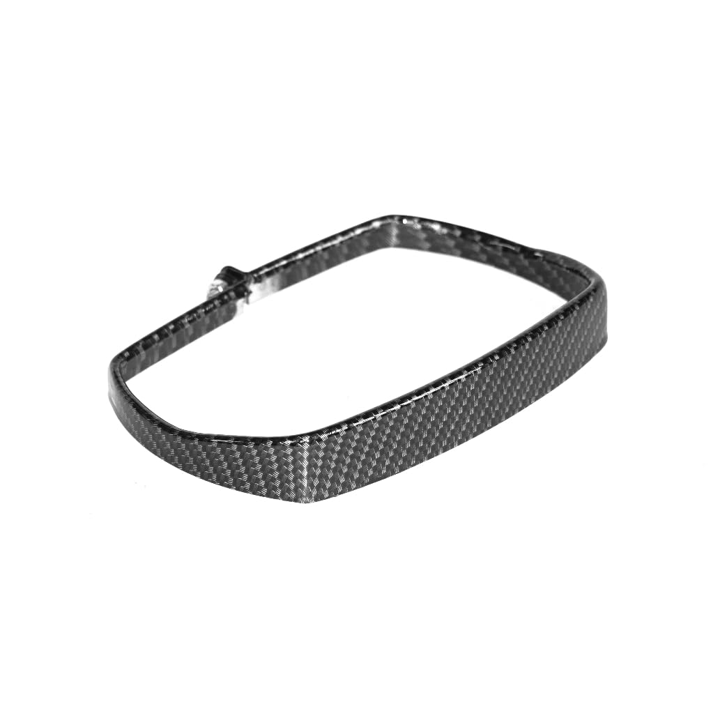 Generico Boita 2.0 Ghiera cornice faro anteriore Vespa 50 Special Carbonio Nero Lucido