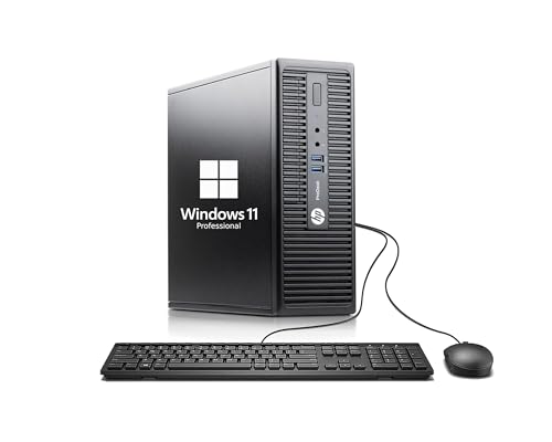 HP ProDesk 400 G3 SFF Desktop Computer PC, Intel Core i5-6500, 8GB