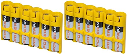 2 x Battery Cases by Powerpax Slim Line