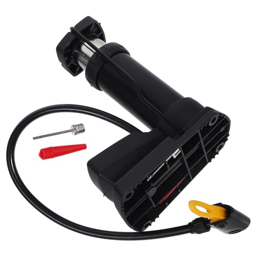 Housoutil Bomba de Bicicleta de Alta Presión Multifuncional Manómetro, Pie Operado, Portátil y Resistente, Inflador para Neumáticos de Bicicleta, Moto y Coche, Uso Doméstico Aire Libre