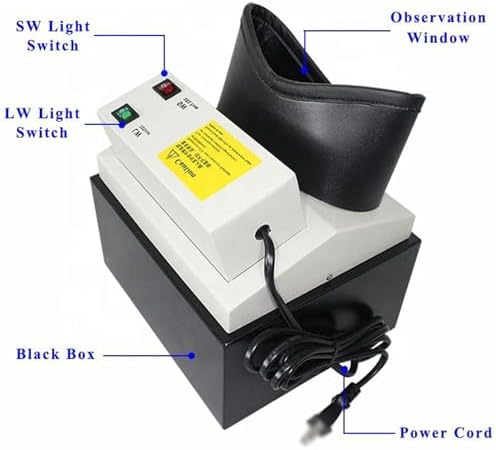 Gemstone Tester, a Professional Jewelry Testing Tool, Uses Both Long and Short Wavelengths to Identify Jadeite, Diamonds, and Moissanite.