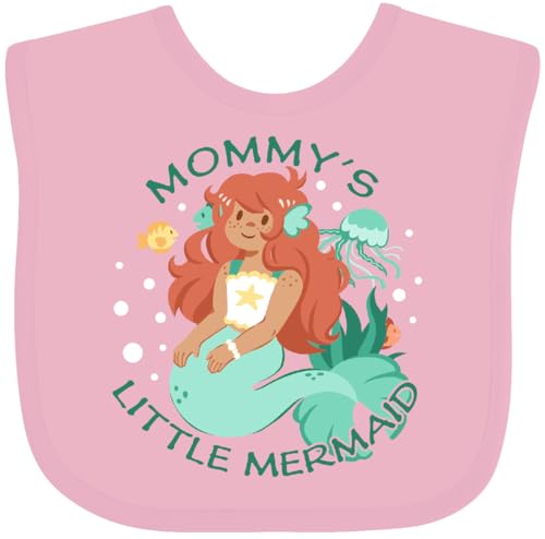 inktastic Mommy's Little Mermaid Baby Bib