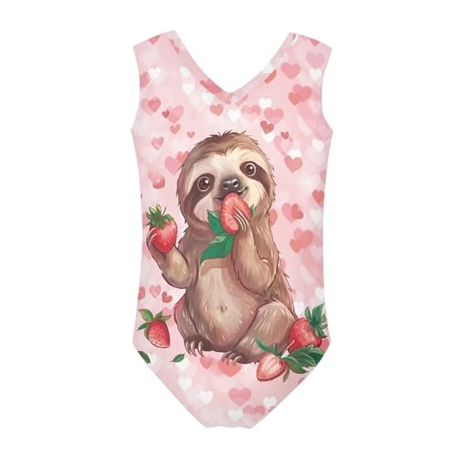 Image of Girls Fashion Print One Piece Swimsuit Bathing Suit Gymnastic Leotard for Kids, 5-14 Years