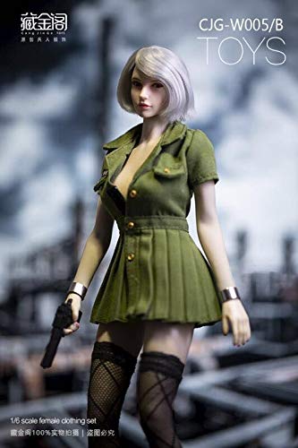 1/6女性セミシームレス素体 三つ編みヘッド シューズ靴 スニーカー武器セット Amazon | 1/6 フィギュア 女性 米軍スタイル アメリカ軍 ドレス