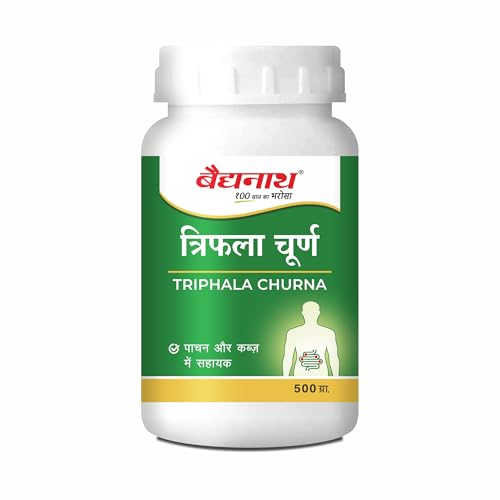Image of Baidyanath Ayurved Triphala Churna 500g | Supports Healthy Digestive Tract, Helpful in Bowel Wellness, Acidity & Gas Relief
