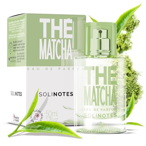 Image of Solinotes Matcha Eau de Parfum, Vanilla & Almond, Long-Lasting, 1.7 Fl Oz