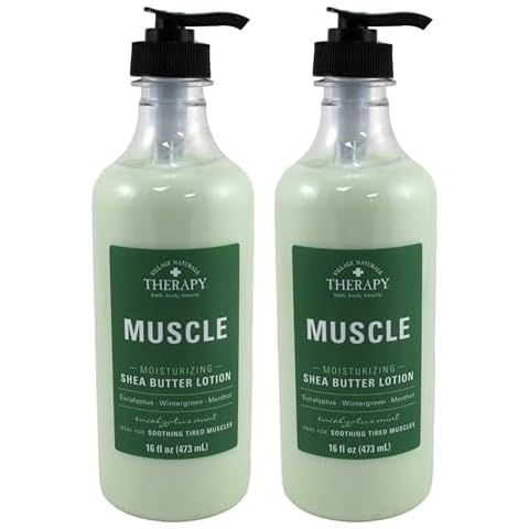 Village Naturals Muscle Lotion Cover