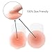 IssTry Nipple Covers Lift, Strapless Sticky Push up Reusable Silicone Tape Bra, Invisible Adhesive Bras for Women & Girls Pink