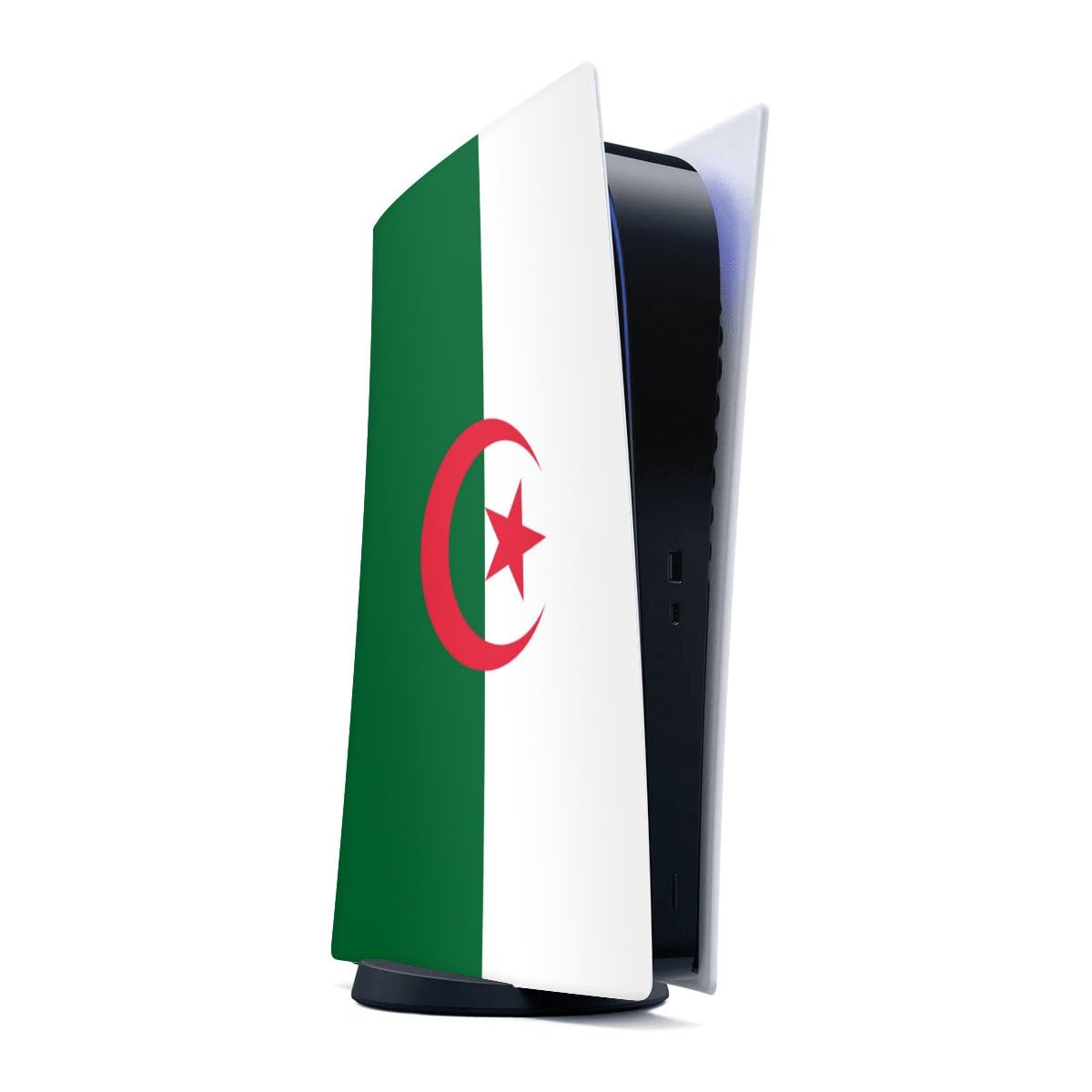 DeinDesign Autocollant Compatible avec Sony Playstation 5 Digital Edition Sticker Film Autocollant Drapeau Algérie Drapeaux