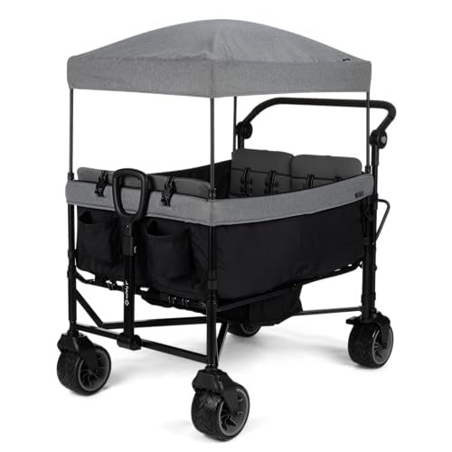 Safety 1st Summit Quad Wagon Stroller, Grey Harbor