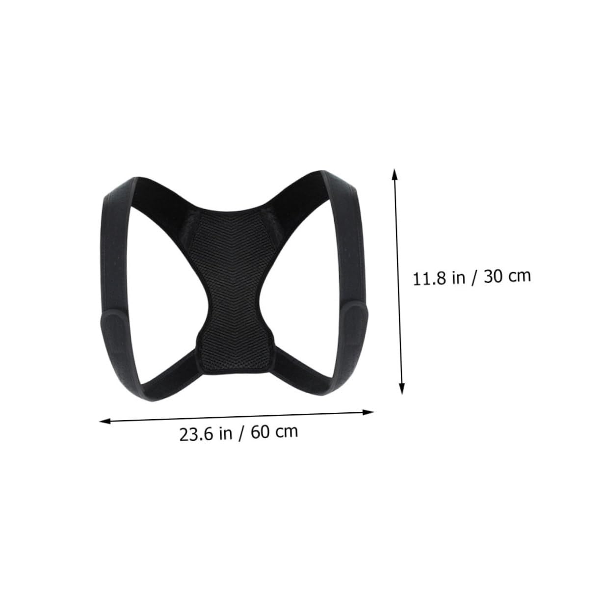 NOLITOY Belt Holder Hunchback Brace for Posture Adjustable Posture Brace Posture Trainer Shoulder Belt Upper Brace Posture Harnesses Support Black