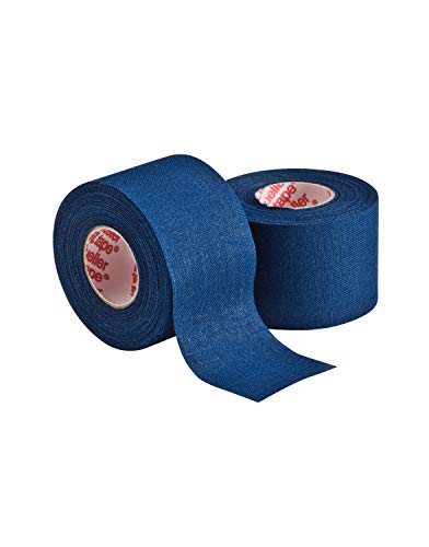 Image of MUELLER Sports Medicine MTape Rolls, Quality Athletic Tape, Easy to Tear for Fast & Effective Taping, 1.5 inch x 10 Yards Per Roll, 2 Rolls, Royal Blue