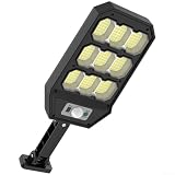 Spelonify Solar-Wandleuchte für den Außenbereich mit Bewegungsmelder, 279 LEDs, wasserdicht, Gartenstraßenleuchte, 3 Modi, Sicherheitslampe für Hof, Terrasse, Auffahrt, Gehweg, ABS + PC