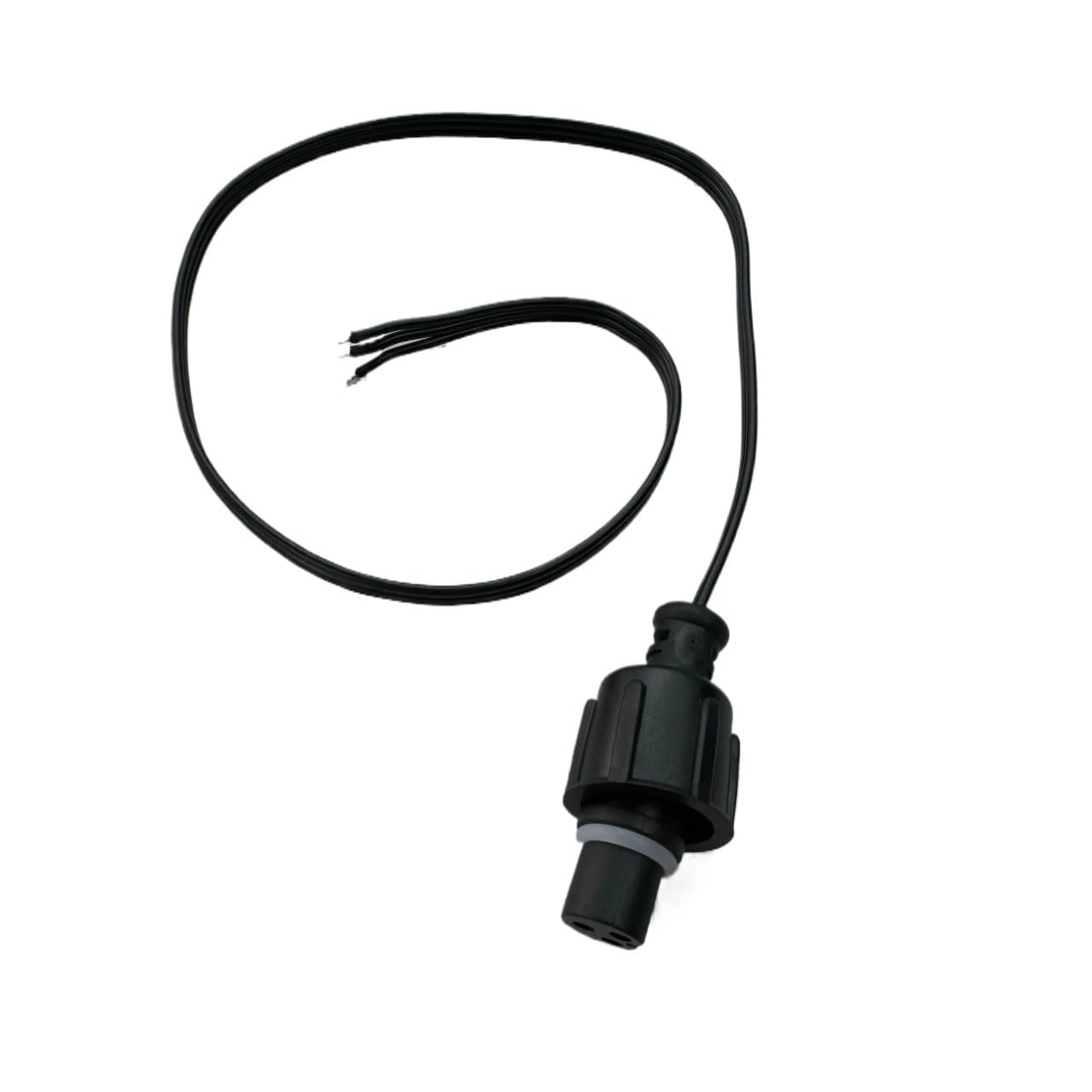 2/3/4 core 18AWG Flat Cable Waterproof Pigtail only Female 13.5mm RayWu/xConnect Color/Black Each Length 20cm/50cm/100cm(XConnect Black 50cm,3 Core)