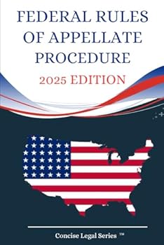 Paperback Federal Rules of Appellate Procedure Booklet Book