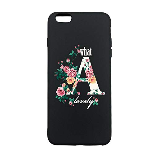 iPhone 6Plus&6SPlus Letter A Rose Pattern Phone Case
