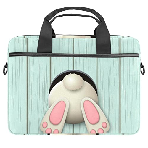 Sac ordinateur 13 à 14.5 pouces Lapin de Pâques multicouleur