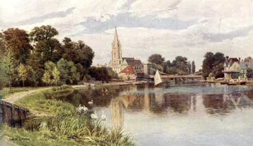 Impression d'art Art Tableau Pont de Marlow sur toile premium de format 60x90cm