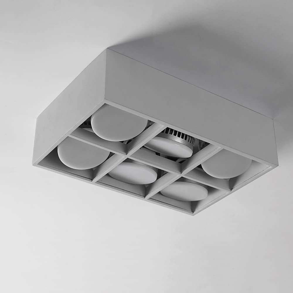 Spot réglable monté en surface downlight 6 lumières pour ambiance salon et chambre