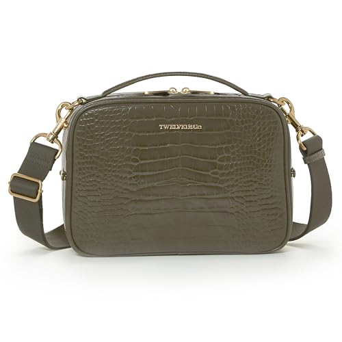 Image of TWELVElittle Luxe Diaper Clutch - Crossbody Diaper Bag with Portable Changing Pad, and Zip Out Pouch | Zip Out Pouch, Wipes Case