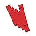 Produktbild Original Falken 10er Pack Ordner-Rückenschild. Made in Germany. Etiketten 36 x 190 mm selbstklebend für 5 cm schmale Ordner rot