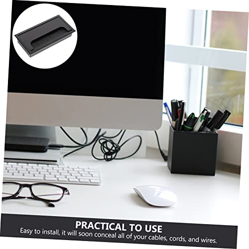 Cache-trou de câble en aluminium DOITOOL pour optimiser votre espace de télétravail - 6
