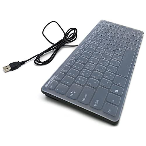 Garasani Mini Wired Keyboard(Korean-English) Ultra Thin And Light Portable 78 Keys Usb Desktop thumb #2