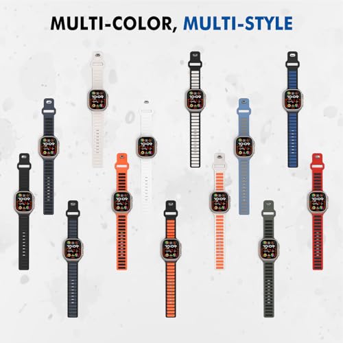 MoKo-Sport-Bands-Compatible-with-Apple-Watch-Ultra-2Ultra-Band-Apple-Watch-Bands-for-Men-Women-49mm-45mm-44mm-42mmSilicone-Replacement-Strap-for-iWatch-Series-9-8-7-6-5-4-SE-Ultra-2-1-Starlight 418tc+3p4+L