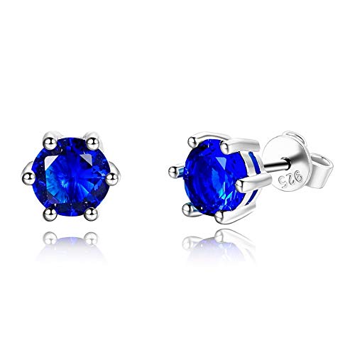 Pendientes de Plata 925 y circón cúbico azul el regalo perfecto de alta joyería