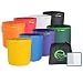 iPower 5 GAL Gallon 8 Bag Set Herbal ICE Bubble Hash Bag Essence Extractor KIT with Pressing Screen
