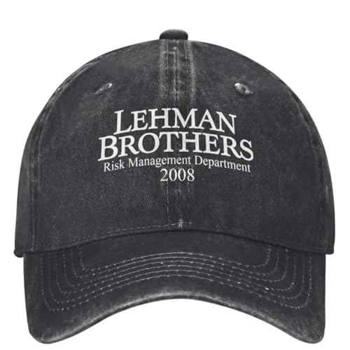 Casquette de baseball Lehman Brothers pour vos sorties en plein air et sessions de skate urbain