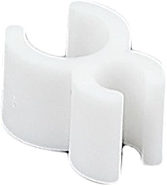 Novelty Lights WFC-3/16 Wire Frame Christmas Light Clip, 3/16", White