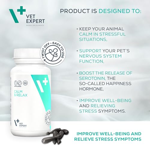 VetExpert - Calm & Relax für Hunde und Katzen bei Unruhe 30 Kapseln