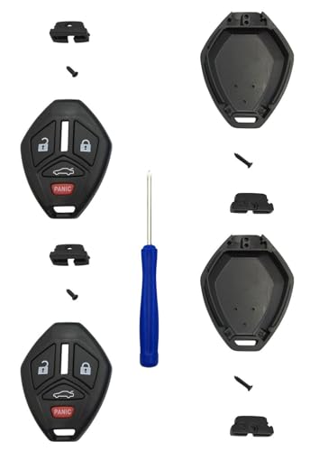 Boîtier clé Mitsubishi 4 boutons haute protection Outlander