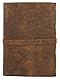 Gusti Notizbuch Leder - Tessy Notizbuch Tagebuch Vintage Braun Leder