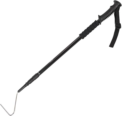 Gancho de serpiente retráctil profesional de acero inoxidable, resistente, duradero, ligero, agarre ergonómico, 3 secciones retráctiles, con