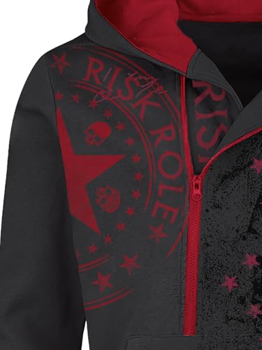 Men's Pullover Fleece Sweatshirt Hoodie Graphic Design Long Sleeve Novelty Casual Hoodies with Pockets4