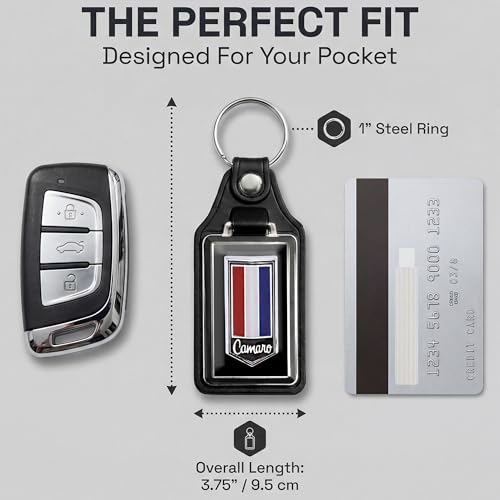 Image of Brotherhood Car Key Chain for Camaro - Classic Models Keychain for Men and Women Gift Key Ring - -