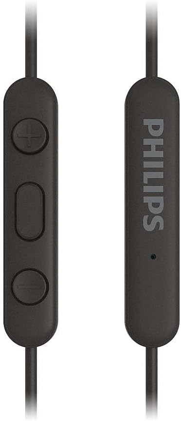 PHILIPS Wired Earbuds USB C with Microphone, in Ear Type C Headphones with mic, Powerful Bass, Lightweight, USB-C Wired Earphones, 3-Button in-line Remote Ear Buds (Black)