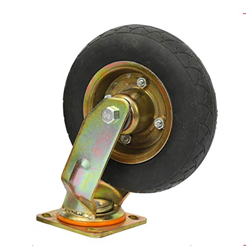 8 Zoll aufblasbares Universalrad/Hochleistungsroller/leises aufblasbares Rad/Tablet-Schubrad/Gummi-Universalrad