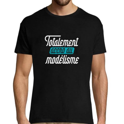 T-Shirt Homme Modélisme imprimé en coton pour passionné