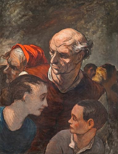 Affiche Daumier Famille sur les barricades pour sublimer la décoration murale du salon