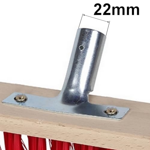 Kolor Straßenbesen Industriebesen Kehrbesen, wählbare Breiten Gartenbesen, Besen für Straßen, Draußen, Hof & Garten, PVC Borsten, Metall-Stielhalter verschraubt (60 cm ohne Stiel) – Bild 4