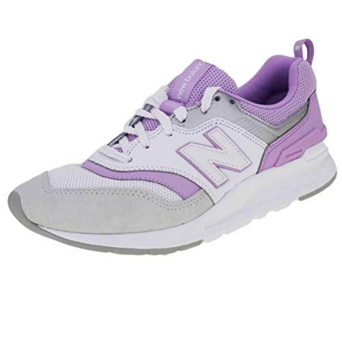 New Balance Damen 997H Sneaker, Weiß (White/Dark Violet Ea)