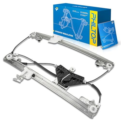 Image of PHILTOP Front Left Driver Side Power Window Regulator only Compatible with 2013-2020 Nissan Pathfinder Replace 752-980